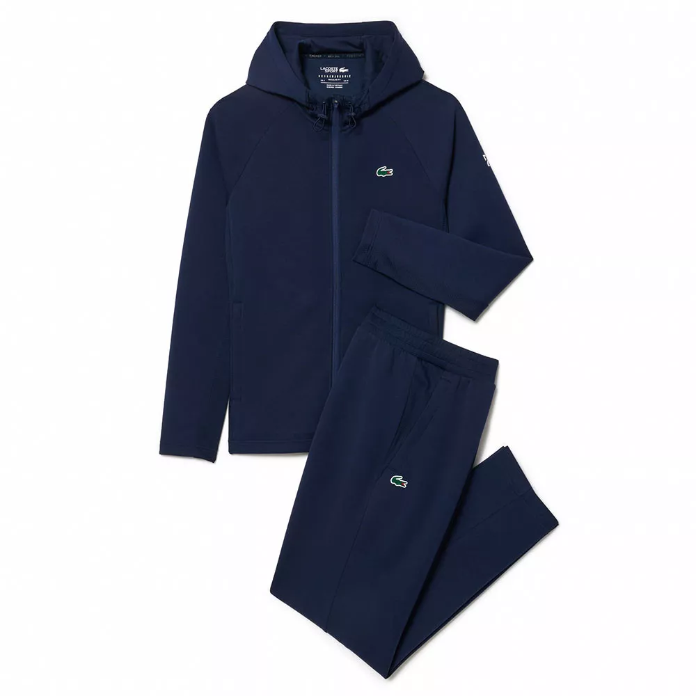 Lacoste Roland Garros Navy Blue Zip-Up Jacket