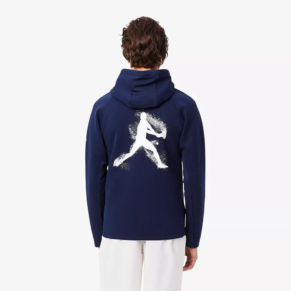 Lacoste Roland Garros Navy Blue Zip-Up Jacket