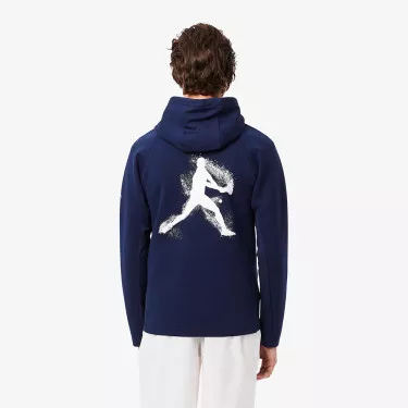 Lacoste Roland Garros Navy Blue Zip-Up Jacket
