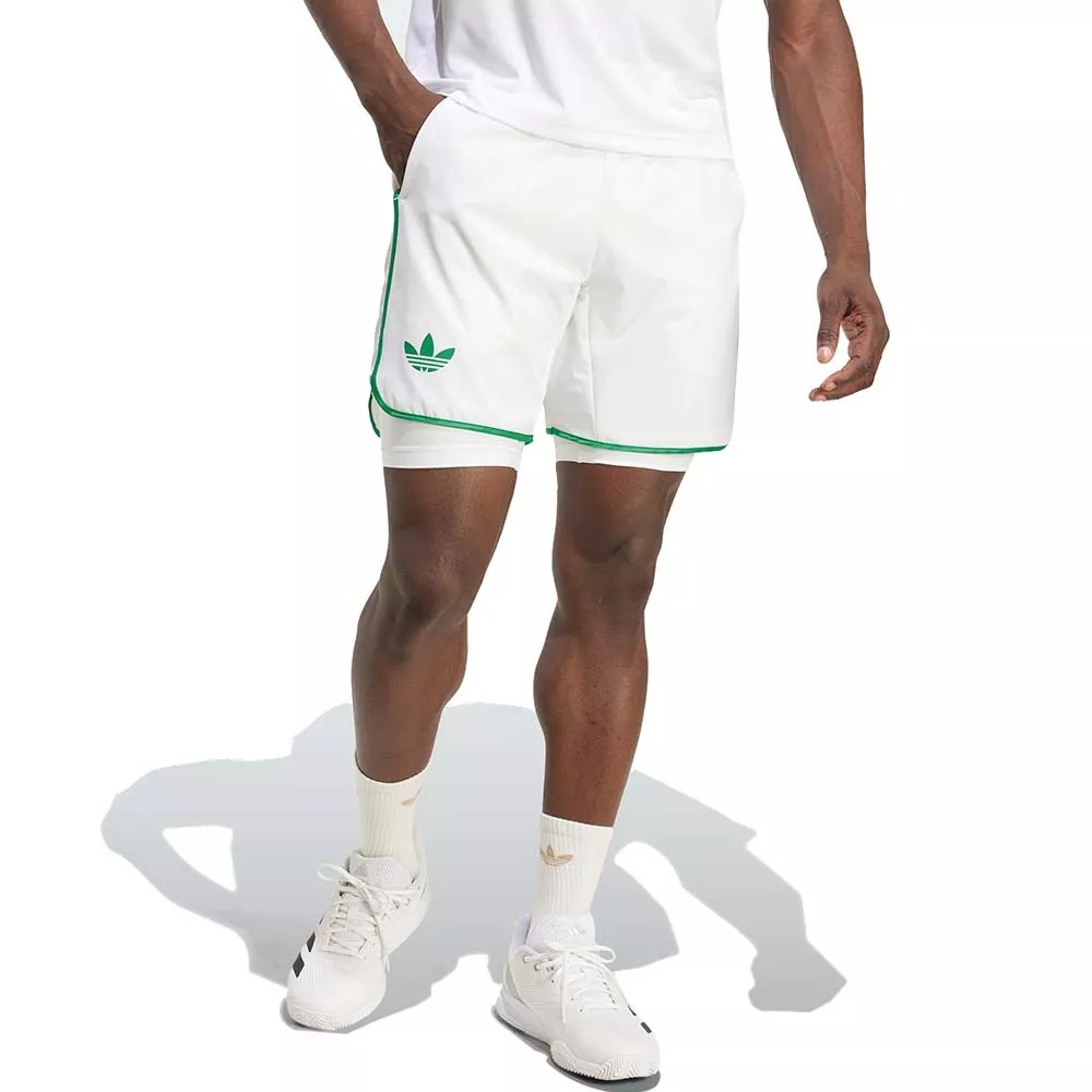Adidas Pro 2N1 White Short