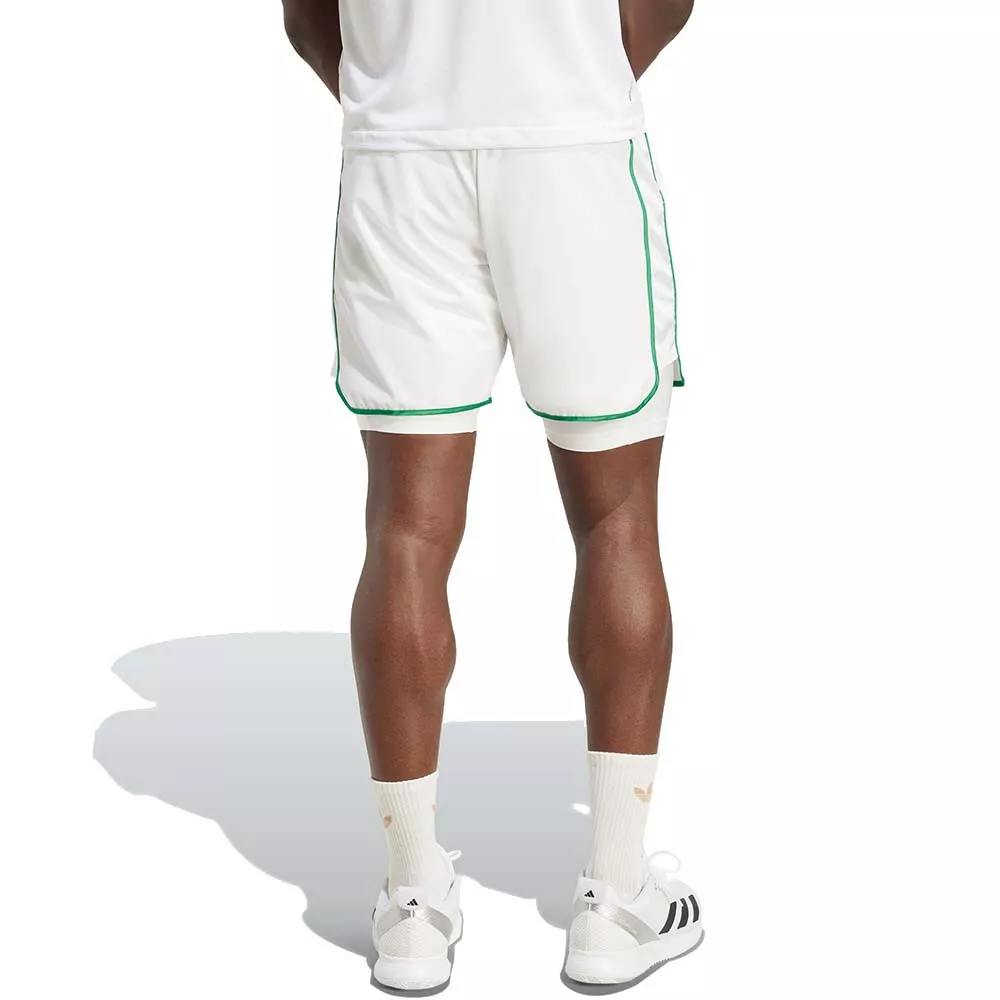 Adidas Pro 2N1 White Short