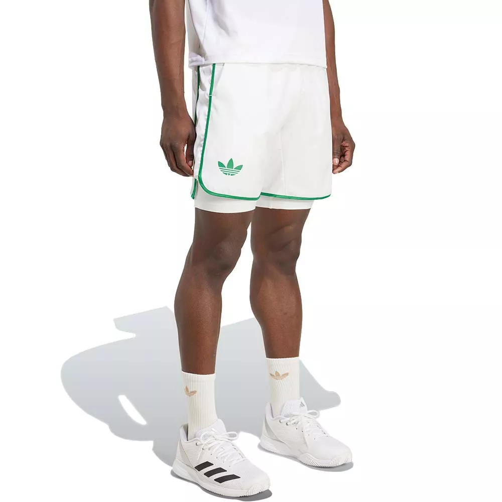 Adidas Pro 2N1 White Short