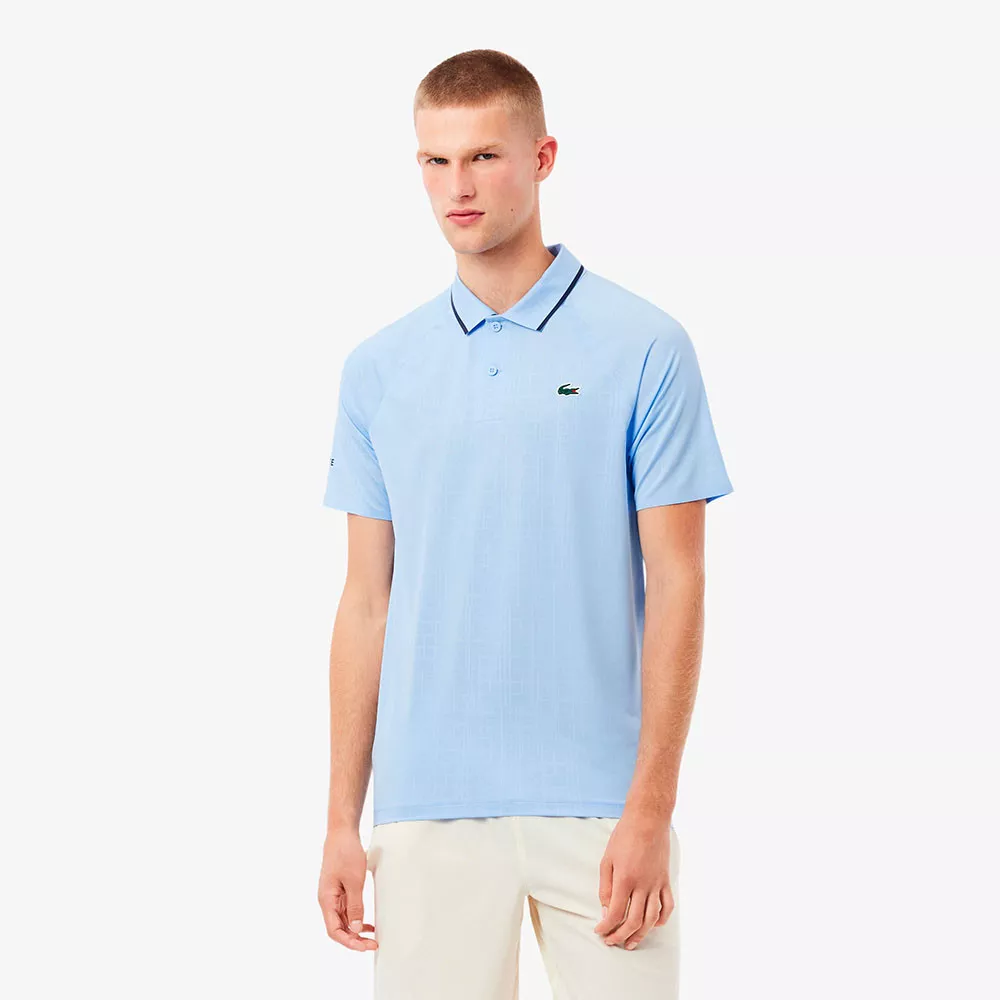 Lacoste Tennis Polo Novak Djokovic On Court Black