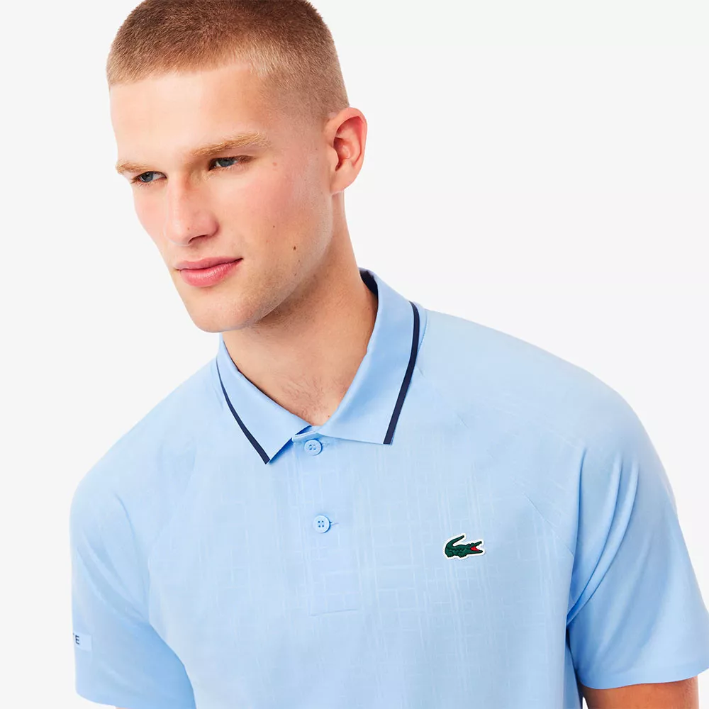Lacoste Tennis Polo Novak Djokovic On Court Black