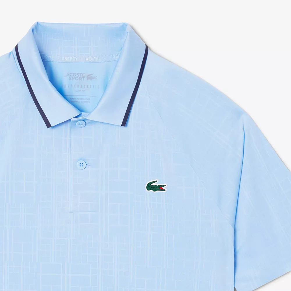 Lacoste Tennis Polo Novak Djokovic On Court Black