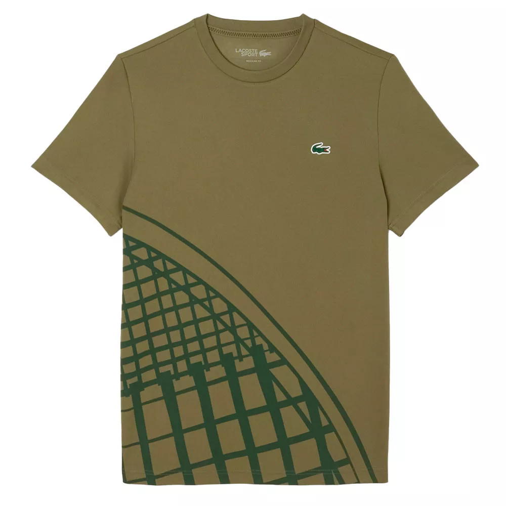 Lacoste Ultra Dry Printed White Ecru T-shirt