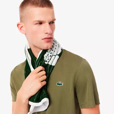 Lacoste Ultra Dry Printed White Ecru T-shirt