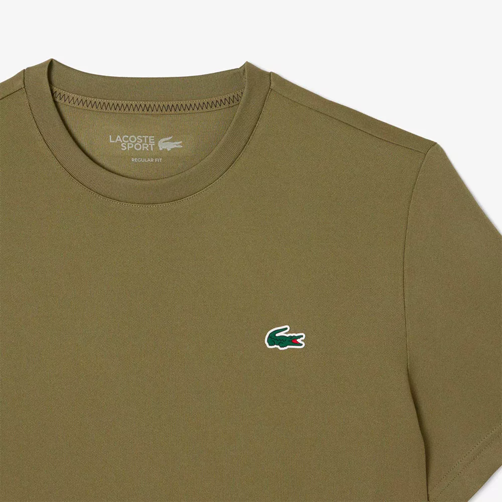Lacoste Ultra Dry Printed White Ecru T-shirt