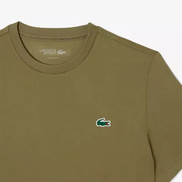 Lacoste Ultra Dry Printed White Ecru T-shirt
