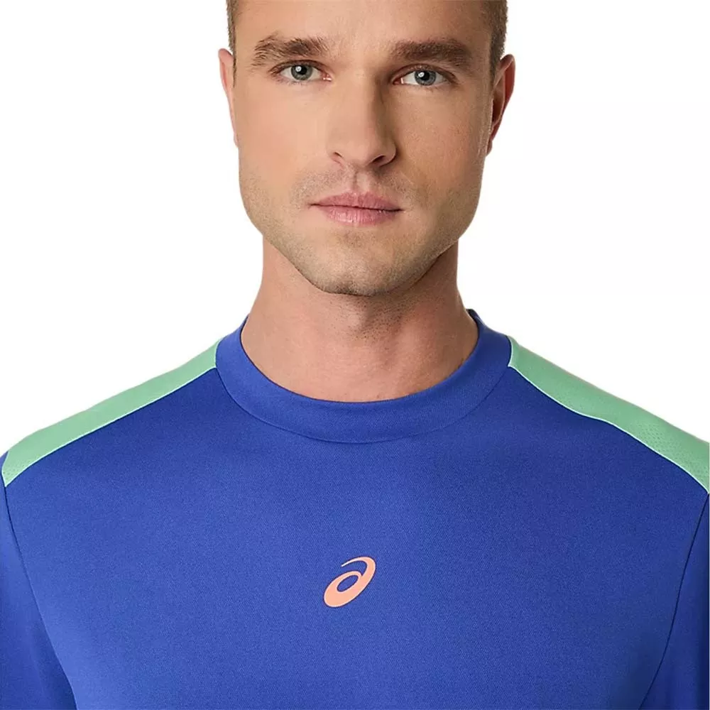 Asics Padel Court SS T-Shirt Mint / Coral