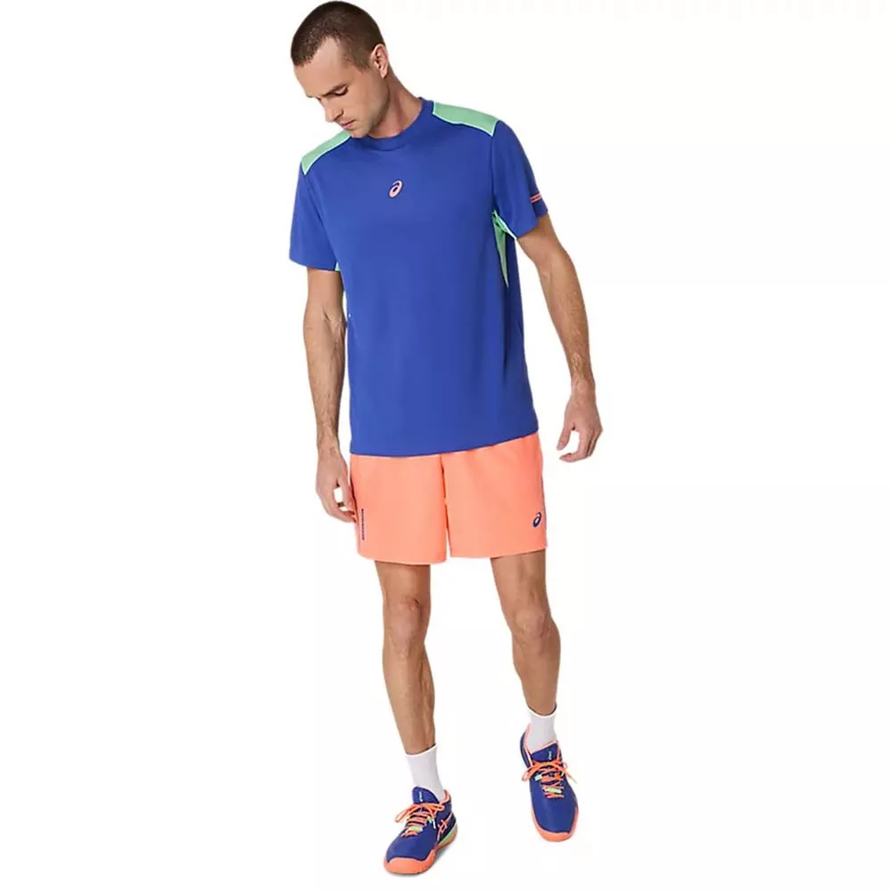 Asics Padel Court SS T-Shirt Mint / Coral