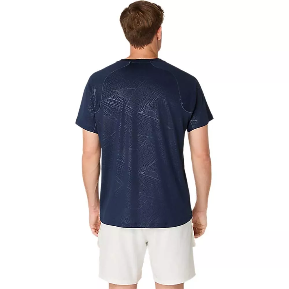 Asics Game All Over T-Shirt Cream