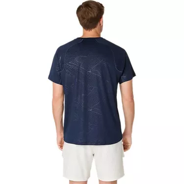 Asics Game All Over T-Shirt Cream