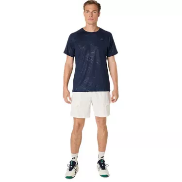 Asics Game All Over T-Shirt Cream