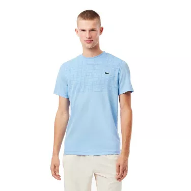 Lacoste Tennis Novak Djokovic Ultra Dry Printed Black T-shirt