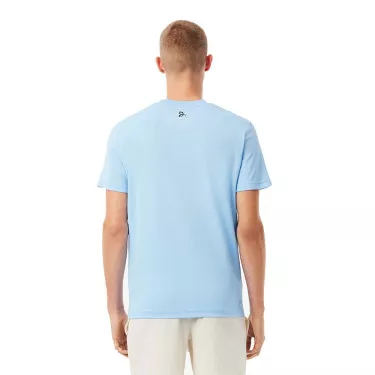Lacoste Tennis Novak Djokovic Ultra Dry Printed Black T-shirt