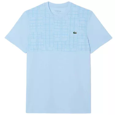 Lacoste Tennis Novak Djokovic Ultra Dry Printed Black T-shirt