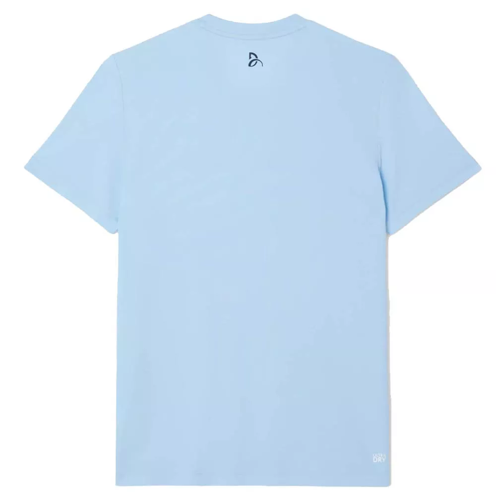 Lacoste Tennis Novak Djokovic Ultra Dry Printed Black T-shirt