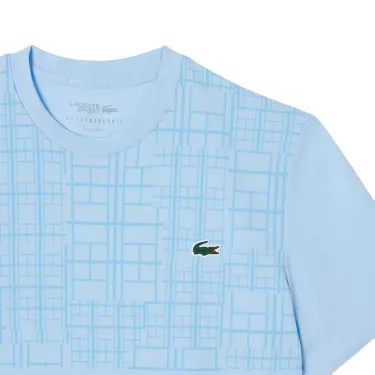Lacoste Tennis Novak Djokovic Ultra Dry Printed Black T-shirt