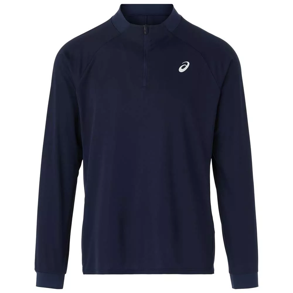 Asics Court LS Zip Long Sleeve T-Shirt White