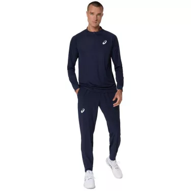 Asics Court LS Zip Long Sleeve T-Shirt White