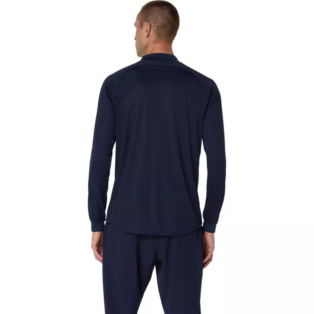 Asics Court LS Zip Long Sleeve T-Shirt White
