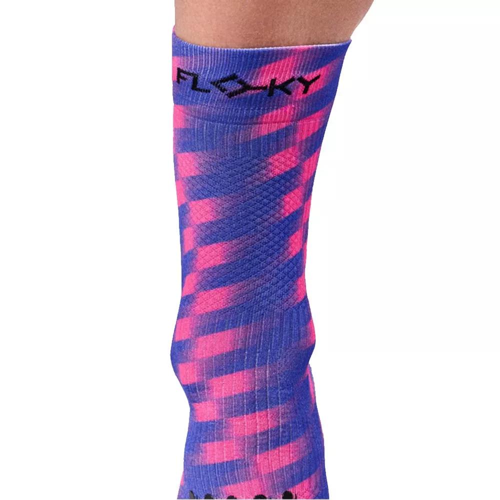 Floky S-MASH 3D FANTASY Bali Blue Compression Socks
