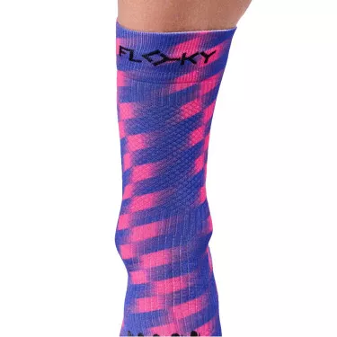 Floky S-MASH 3D FANTASY Bali Blue Compression Socks