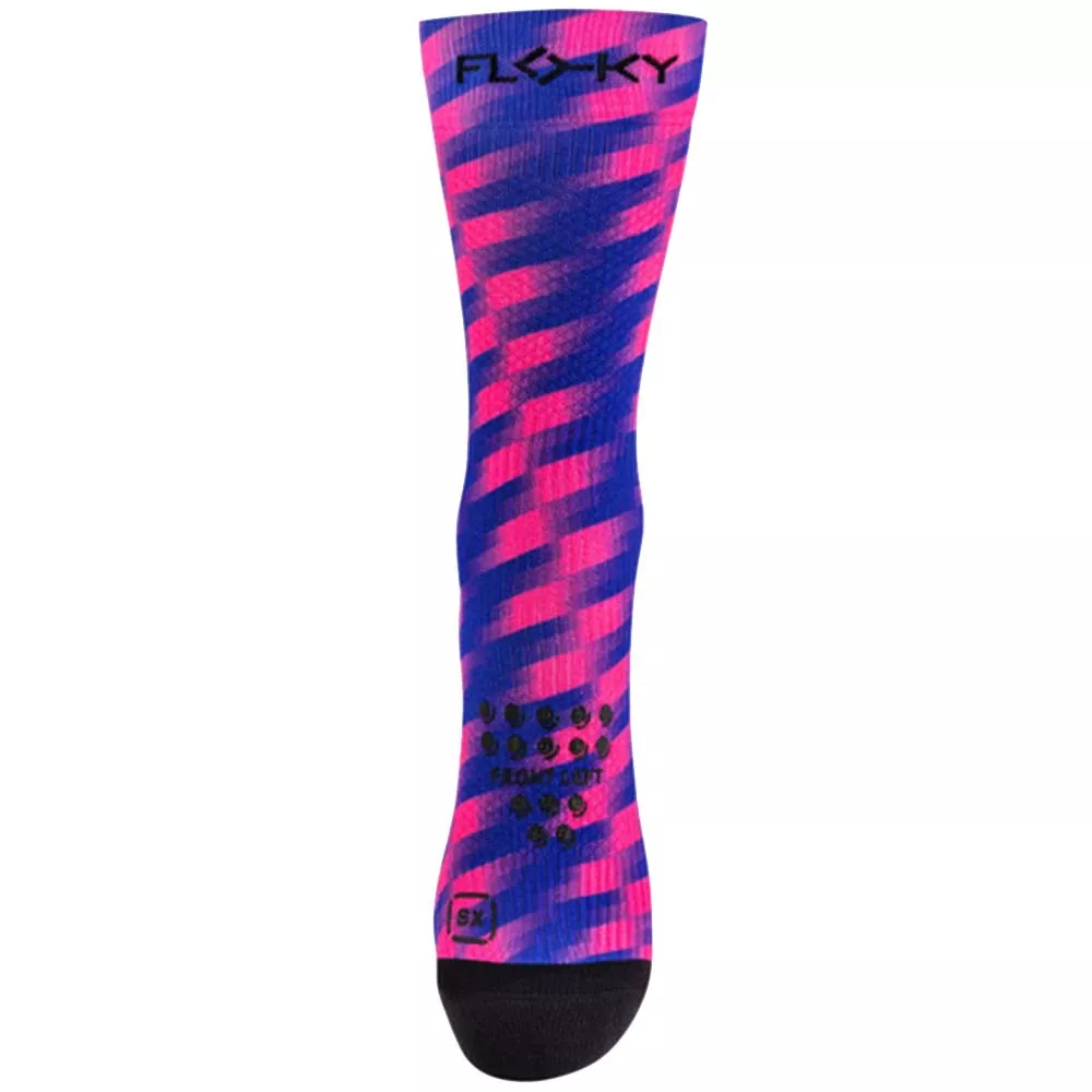 Floky S-MASH 3D FANTASY Bali Blue Compression Socks
