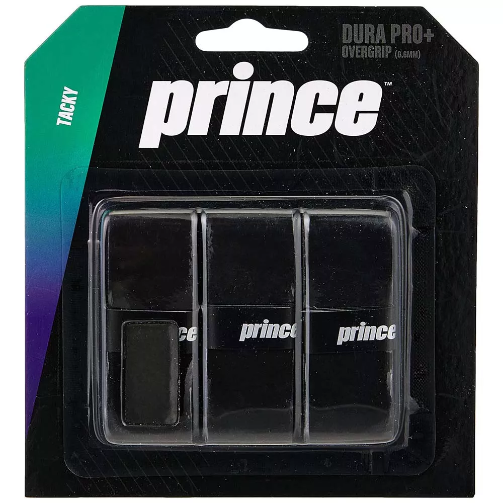 Prince Dura Pro+ White x 3 overgrips
