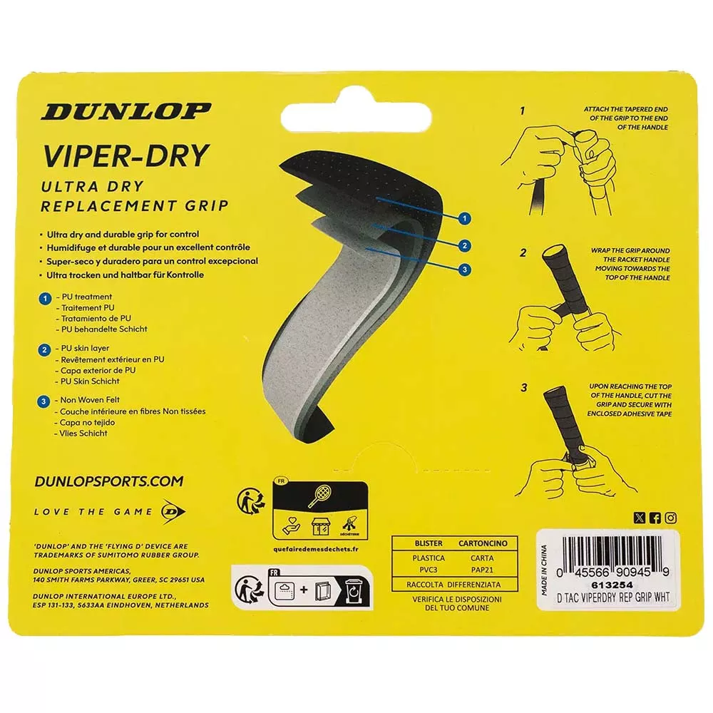 Dunlop Viper-Dry White Grip