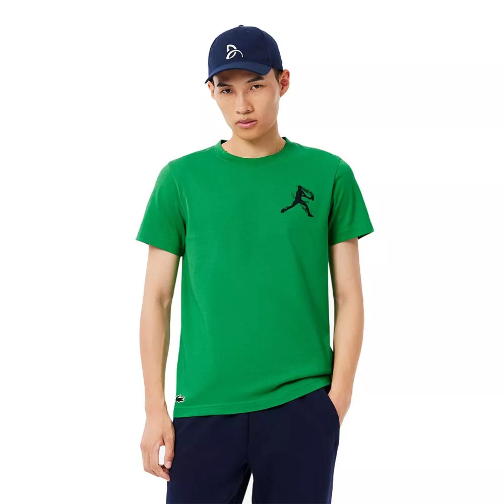 Pack T-Shirt + Lacoste Tennis Cap x Novak Djokovic Green