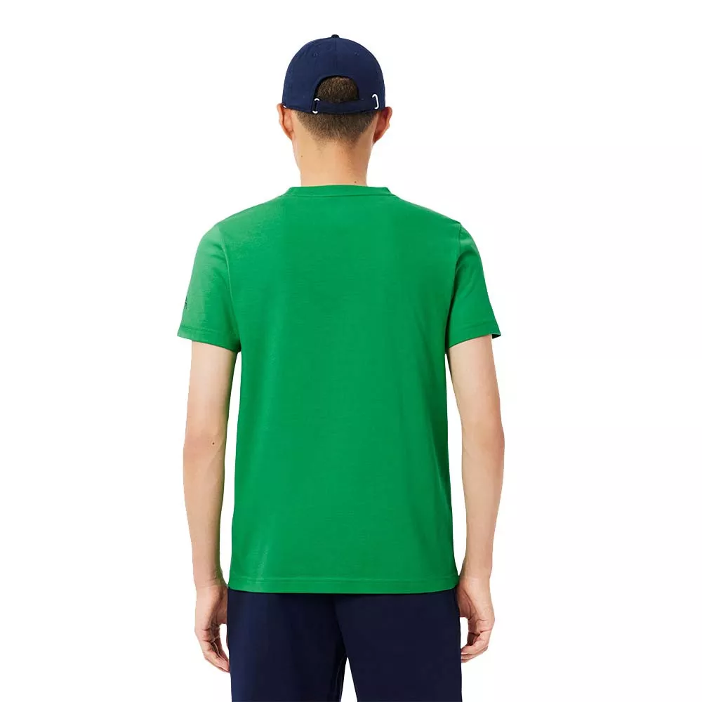 Pack T-Shirt + Lacoste Tennis Cap x Novak Djokovic Green