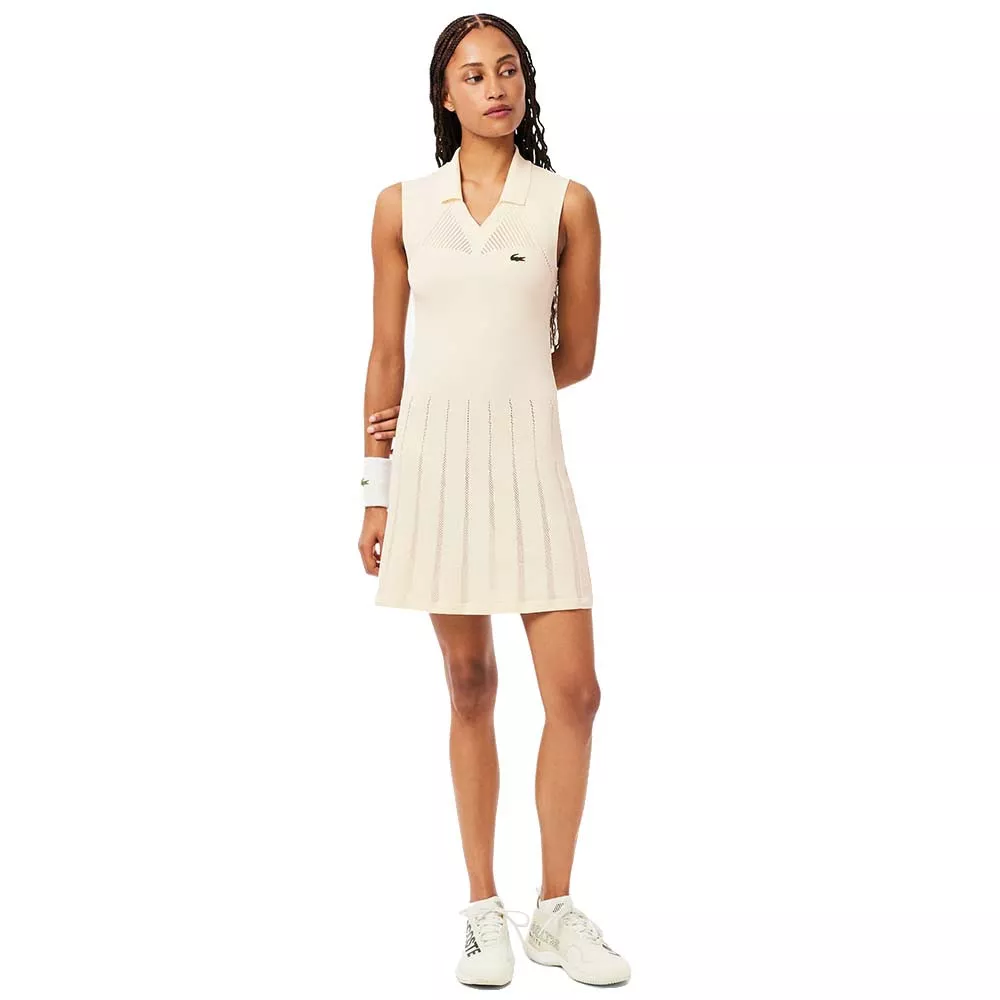 Lacoste Women's Stretch Tennis Dress Black