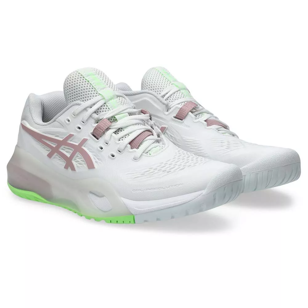 Asics Gel Resolution X Woman White / Pastel green Shoes