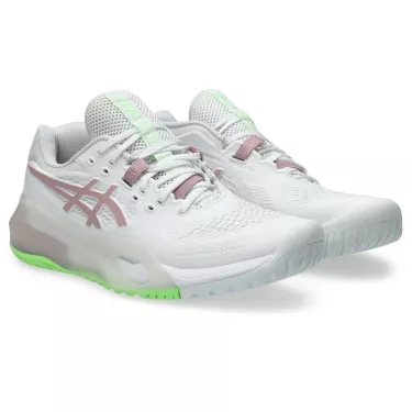 Asics Gel Resolution X Woman White / Pastel green Shoes