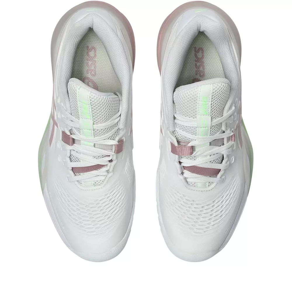 Asics Gel Resolution X Woman White / Pastel green Shoes