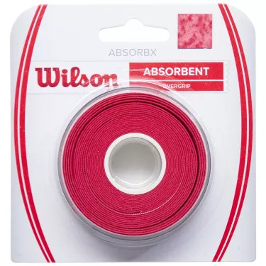 Wilson AbsorbX Overgrip Black x 3 overgrips
