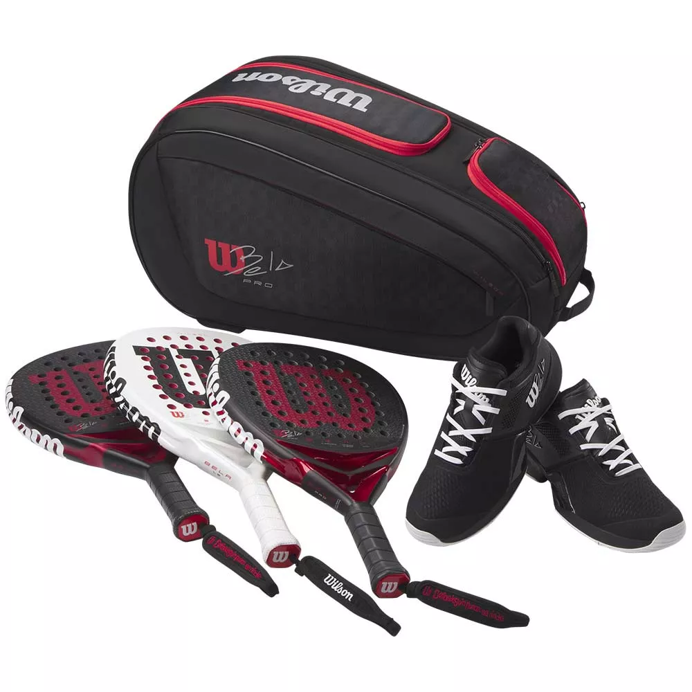 Wilson BELA Super Tour Black / Gold Padel Bag