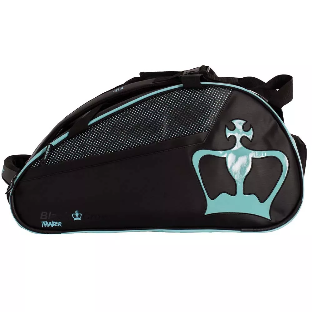 Black Crown Thunder Black / Turquoise padel bag