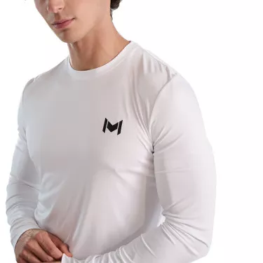 Mouratoglou Navy Blue Long Sleeve T-Shirt