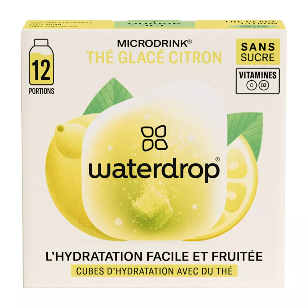 Waterdrop Ice Tea Raspberry Microdrink x12