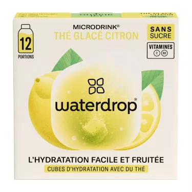 Waterdrop Ice Tea Raspberry Microdrink x12