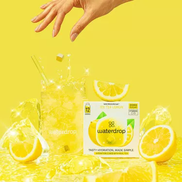 Waterdrop Ice Tea Raspberry Microdrink x12