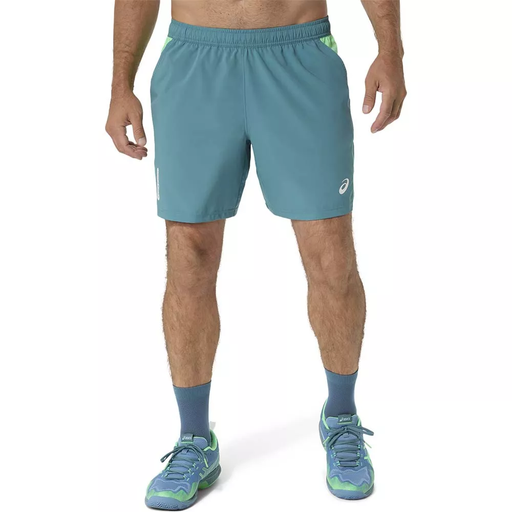 Asics Padel Court Shorts Cream / Green