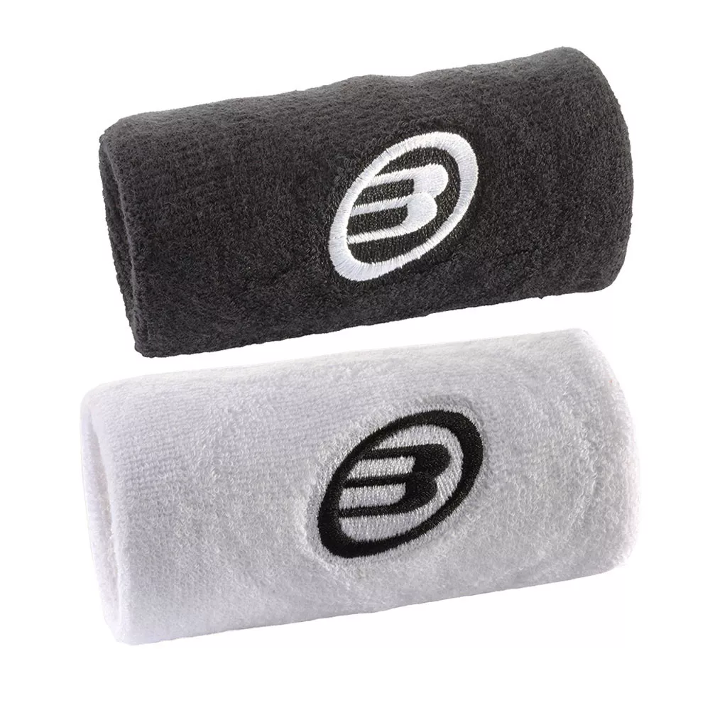 Wristbands Bullpadel White / Black x 2