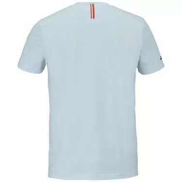 Babolat Play Crew Neck Boy White / Blue T-Shirt