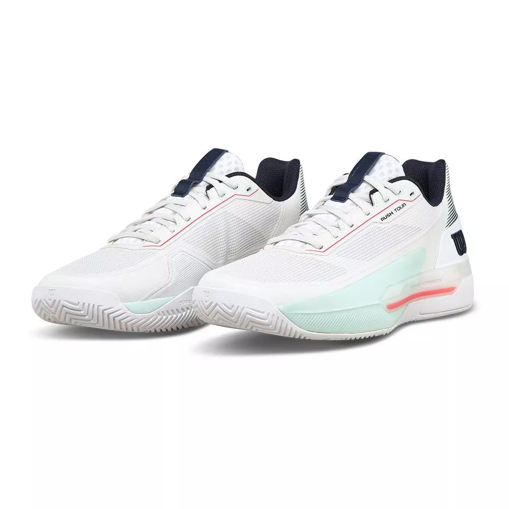 Wilson Rush Tour 5 White / Blue shoes