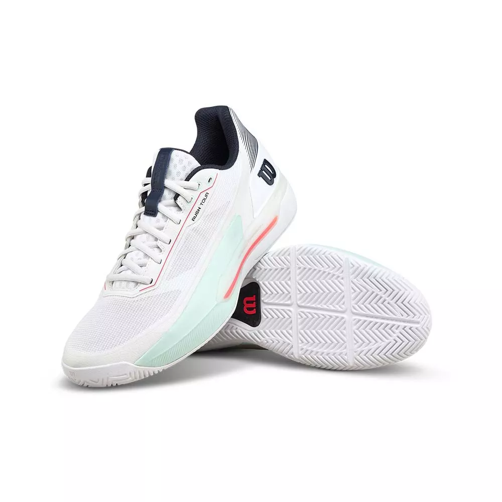 Wilson Rush Tour 5 White / Blue shoes