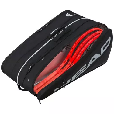 Head Tour XL Black 12R Tennis Bag